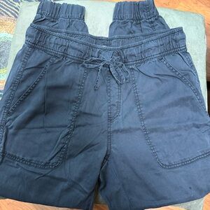 ORVIS Lyocell Pullon Joggers w Pockets Soft Dark Gray Womens size Medium